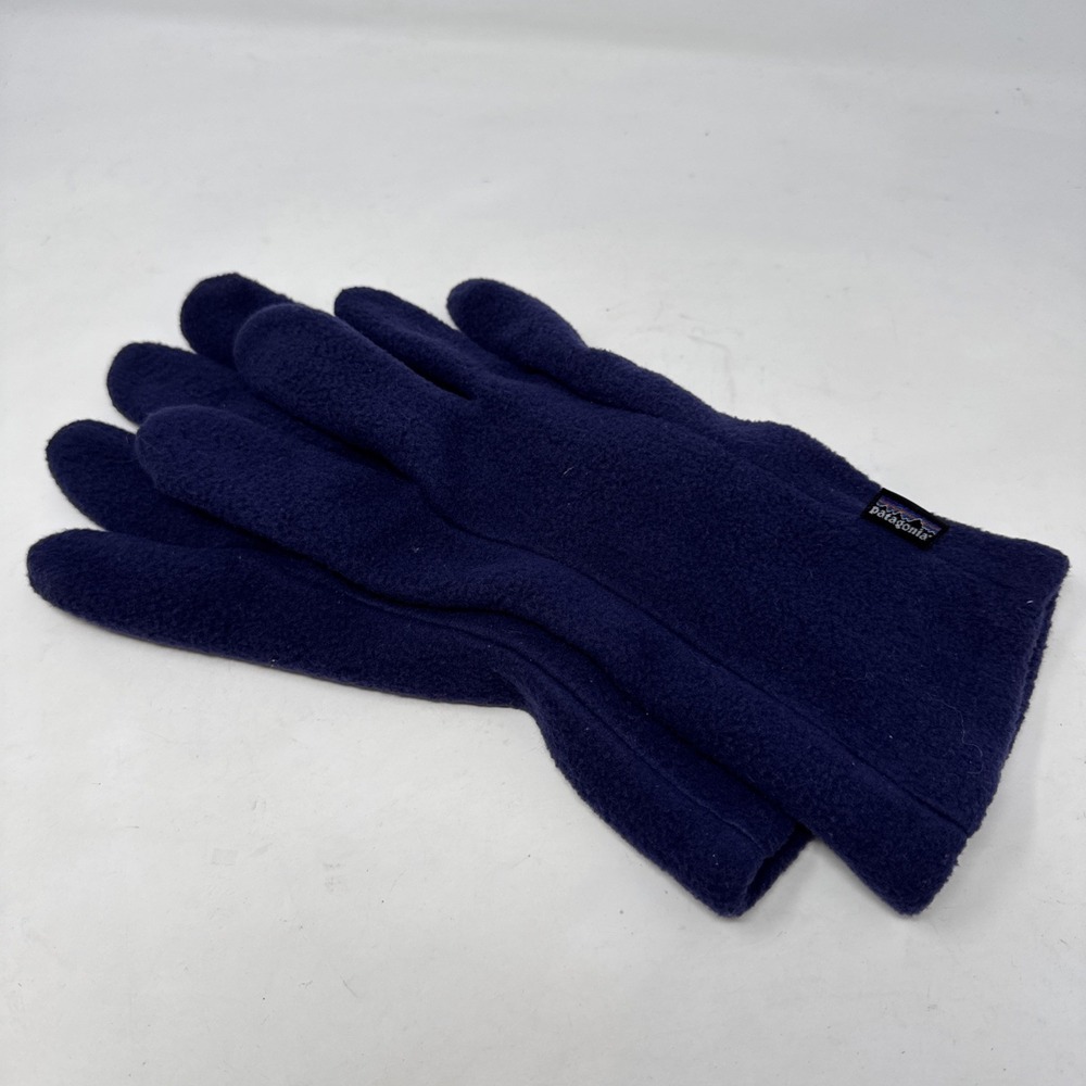 VTG Patagonia Better Sweater Fleece Gloves Adult Size XL Blue Made in USA